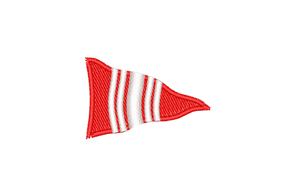 Stamford YC Wavy Burgee